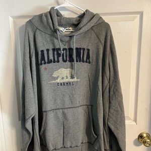 Blue 84 Gray California Hoodie